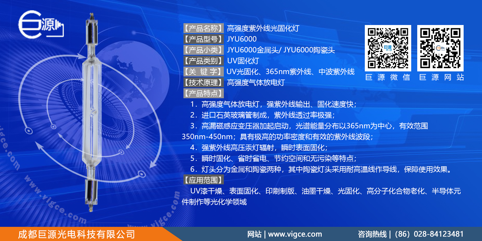 巨源-高強度紫外線光固化燈-JYU-說明書